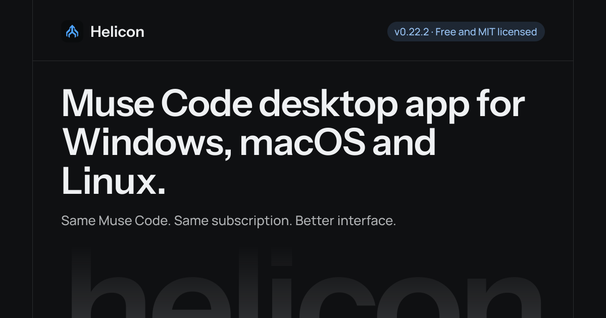 Helicon banner